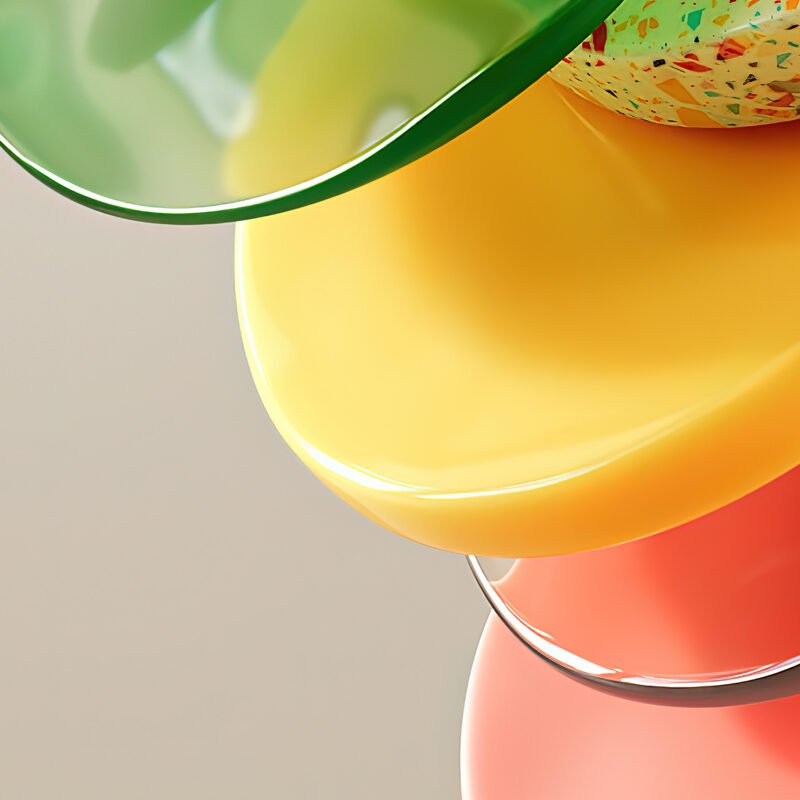 Blown – organic 3D studio glass form