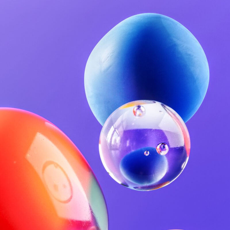 Blown – organic 3D studio glass form
