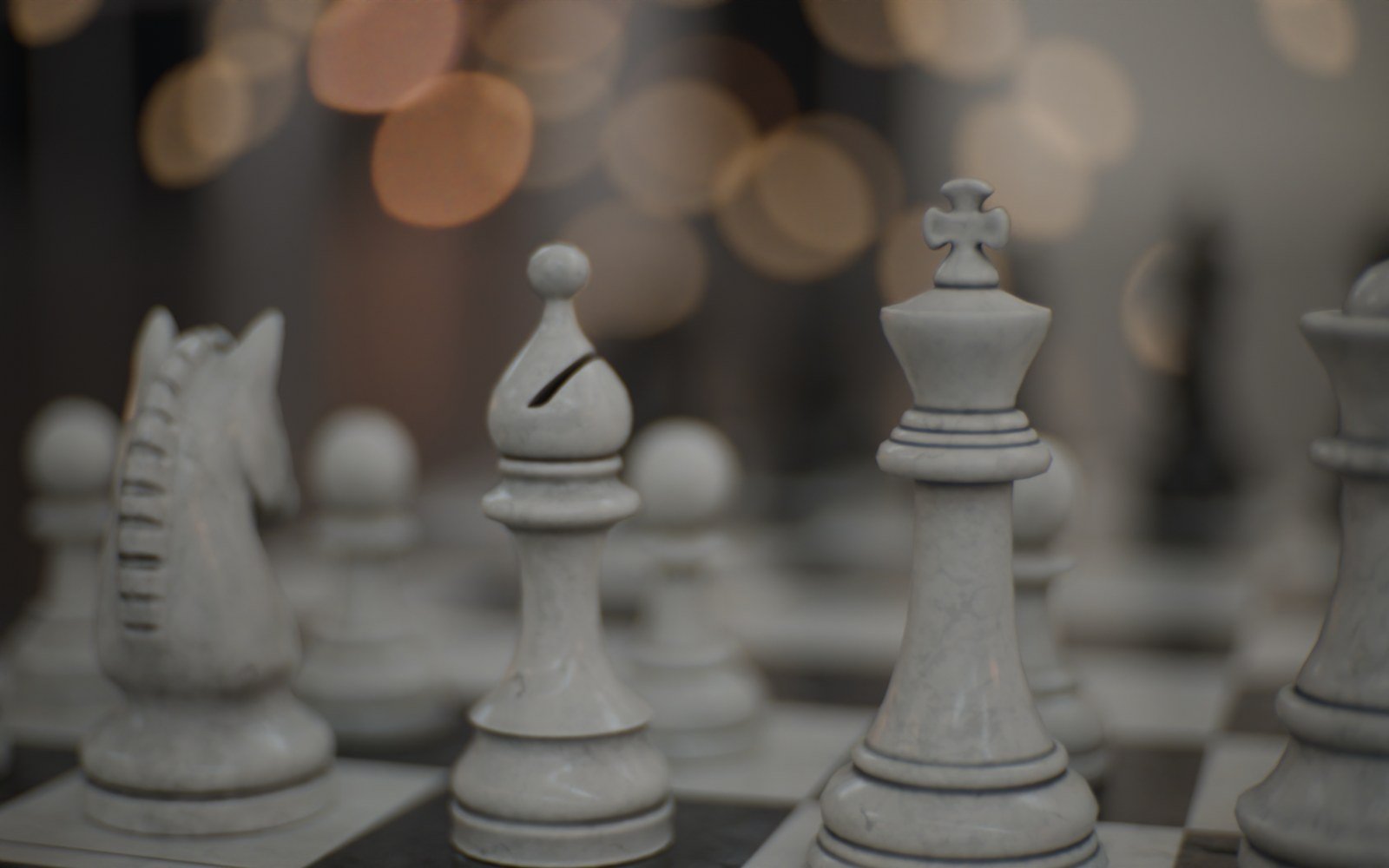 Chess rendered through the Oris Double Gauss 50mm f/2 lens