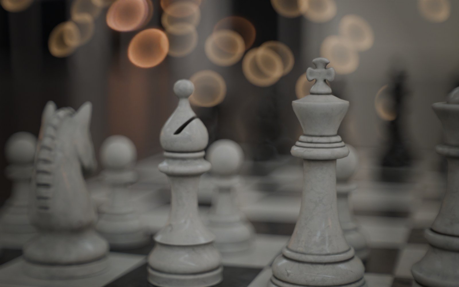 Chess rendered through the Oris Bubble Triplet 100mm f/2.8 lens