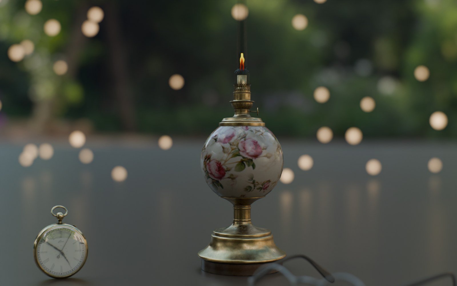 Still life rendered through the Oris Signature-style 47mm T1.8 lens