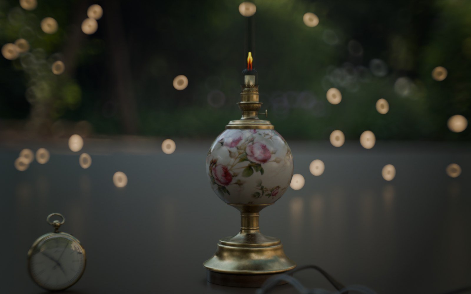 Still life rendered through the Oris Bubble Triplet 100mm f/2.8 lens