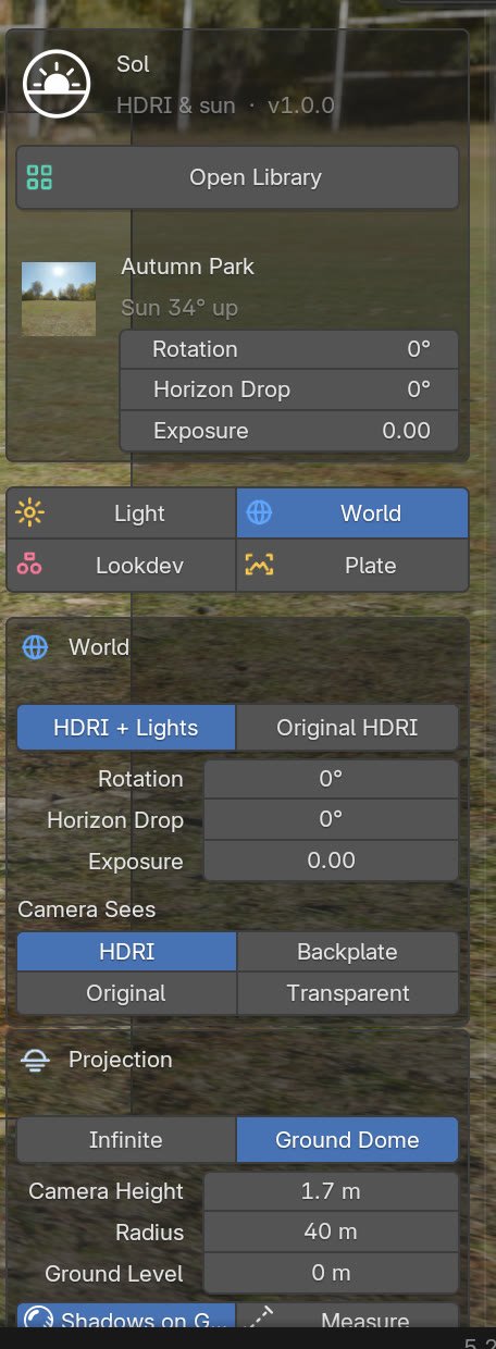 Sol World tab